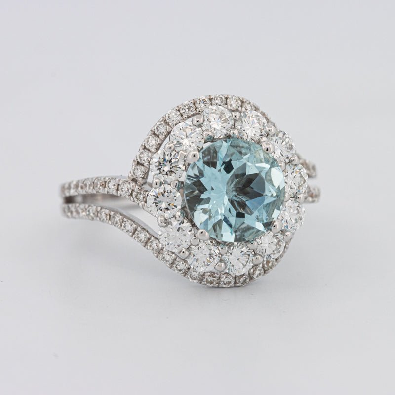 Aquamarine "Saturn" Ring - ZIZOV DIAMONDS