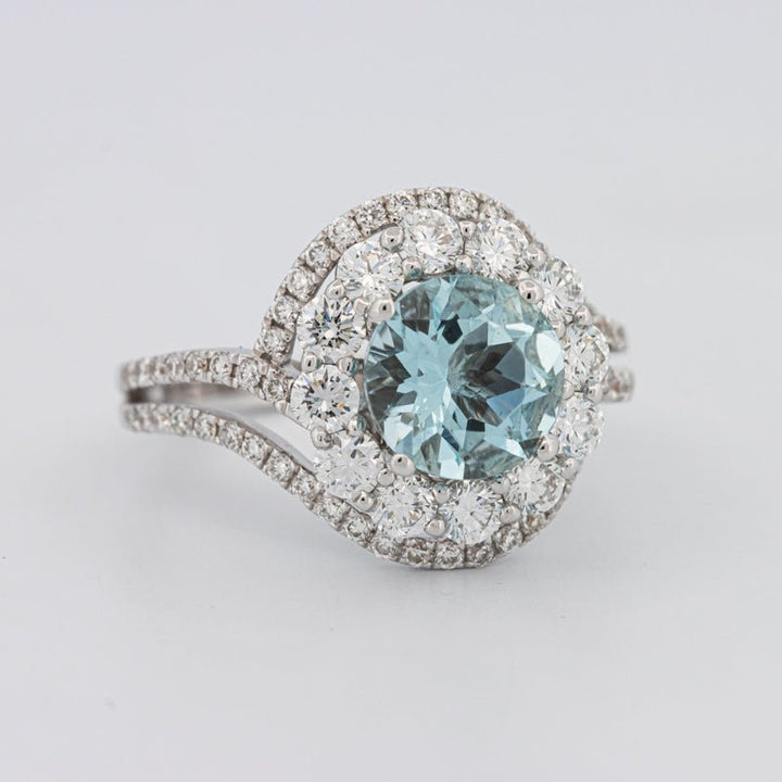 Aquamarine "Saturn" Ring - ZIZOV DIAMONDS