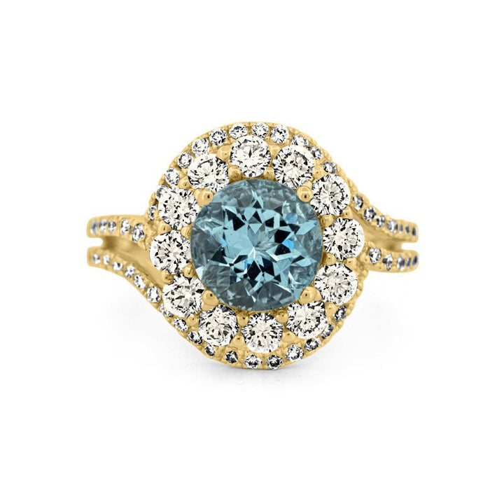 Aquamarine "Saturn" Ring - ZIZOV DIAMONDS