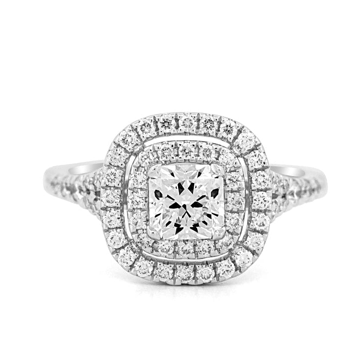 "Bella" Halo Solitaire (big) - ZIZOV DIAMONDS