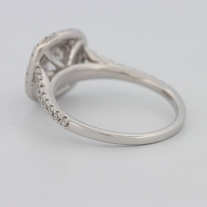 "Bella" Halo Solitaire (medium) - ZIZOV DIAMONDS