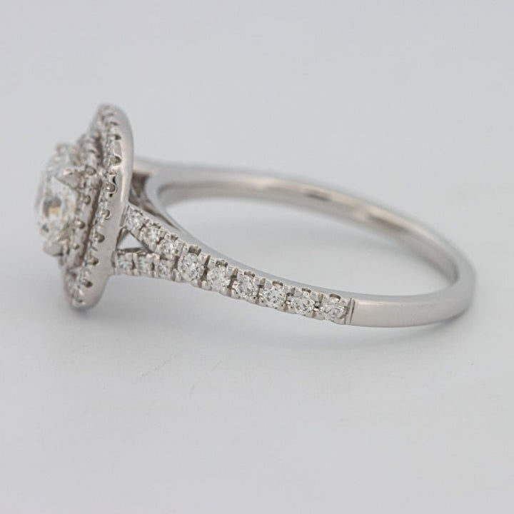"Bella" Halo Solitaire (medium) - ZIZOV DIAMONDS