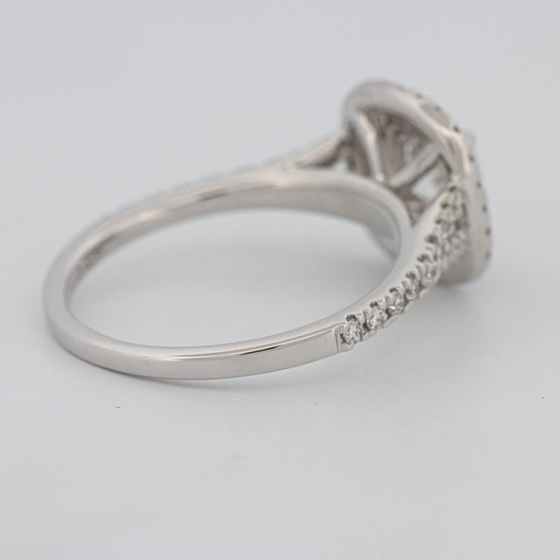 "Bella" Halo Solitaire (medium) - ZIZOV DIAMONDS