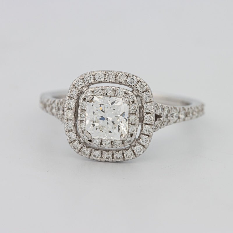 "Bella" Halo Solitaire (medium) - ZIZOV DIAMONDS