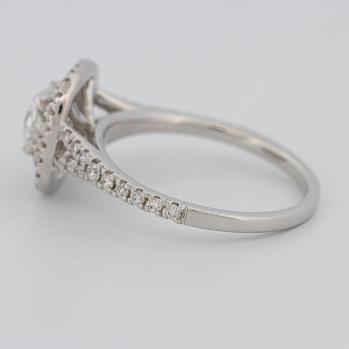 "Bella" Halo Solitaire (medium) - ZIZOV DIAMONDS