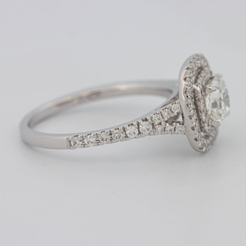 "Bella" Halo Solitaire (medium) - ZIZOV DIAMONDS