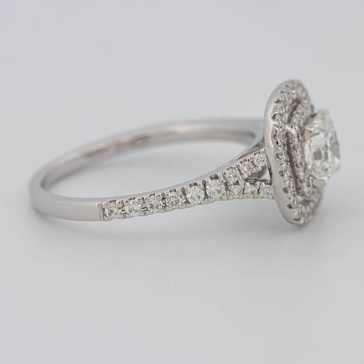 "Bella" Halo Solitaire (medium) - ZIZOV DIAMONDS