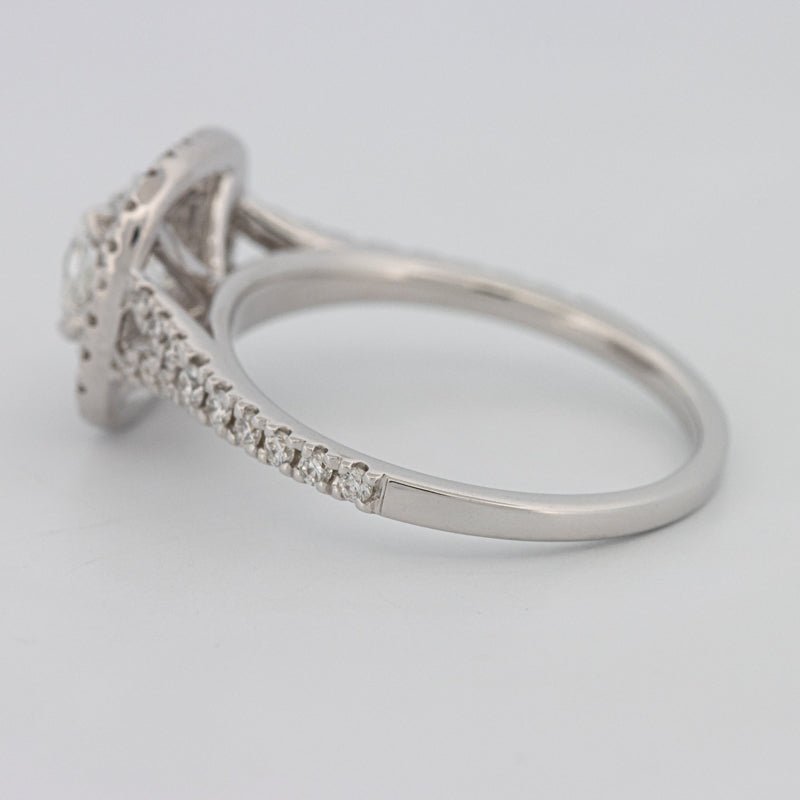 "Bella" Halo Solitaire (medium) - ZIZOV DIAMONDS