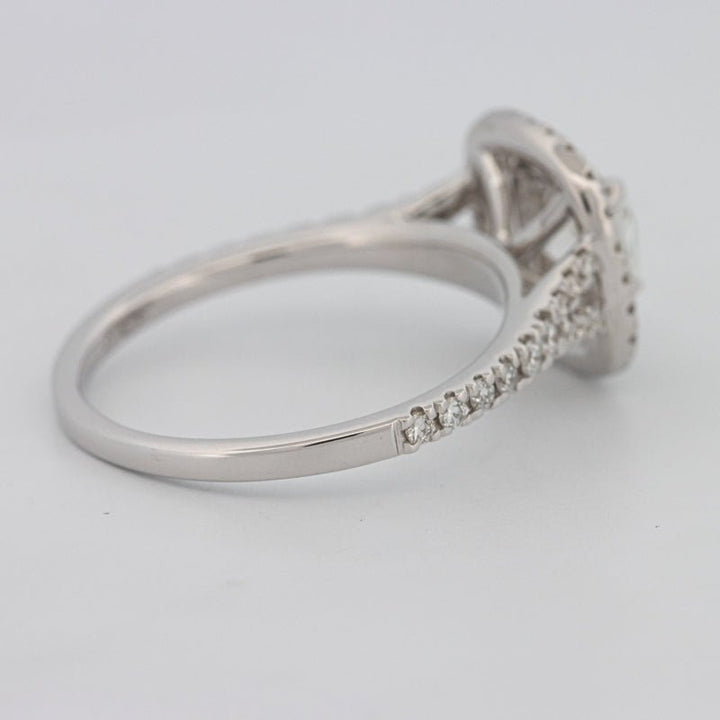 "Bella" Halo Solitaire (medium) - ZIZOV DIAMONDS