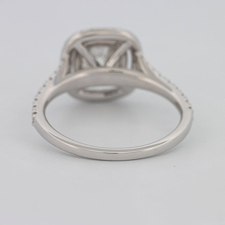 "Bella" Halo Solitaire (medium) - ZIZOV DIAMONDS