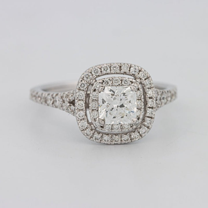 "Bella" Halo Solitaire (medium) - ZIZOV DIAMONDS