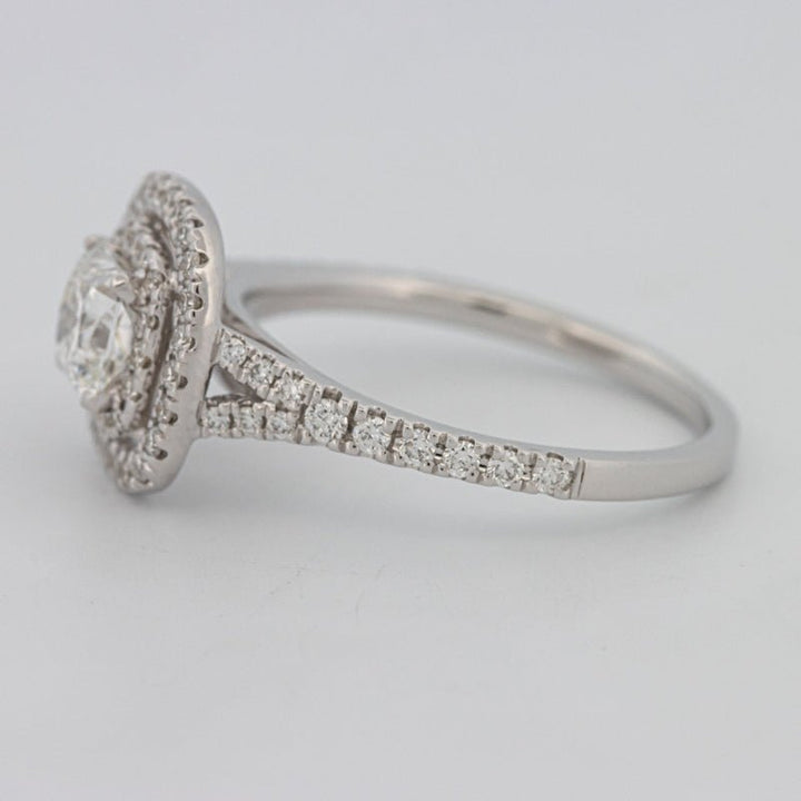 "Bella" Halo Solitaire (medium) - ZIZOV DIAMONDS