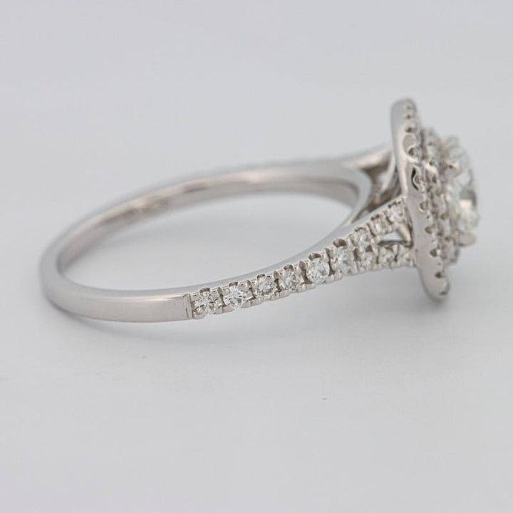"Bella" Halo Solitaire (medium) - ZIZOV DIAMONDS