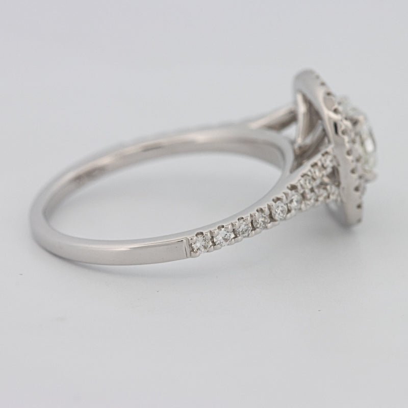 "Bella" Halo Solitaire (medium) - ZIZOV DIAMONDS