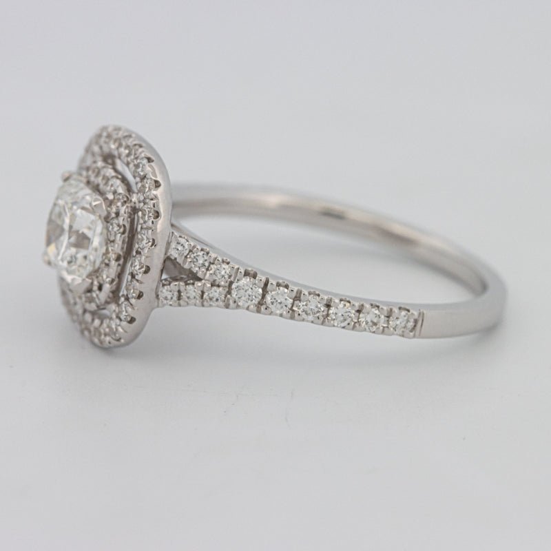 "Bella" Halo Solitaire (medium) - ZIZOV DIAMONDS