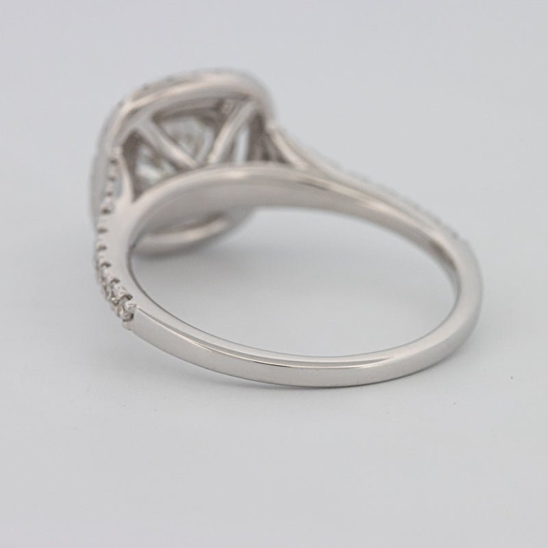 "Bella" Halo Solitaire (medium) - ZIZOV DIAMONDS