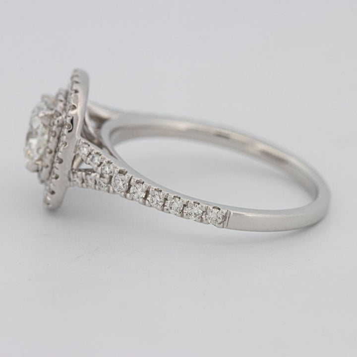 "Bella" Halo Solitaire (medium) - ZIZOV DIAMONDS
