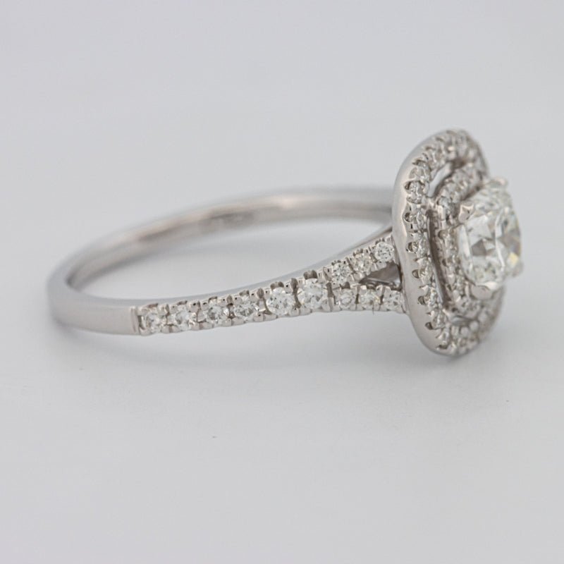 "Bella" Halo Solitaire (medium) - ZIZOV DIAMONDS