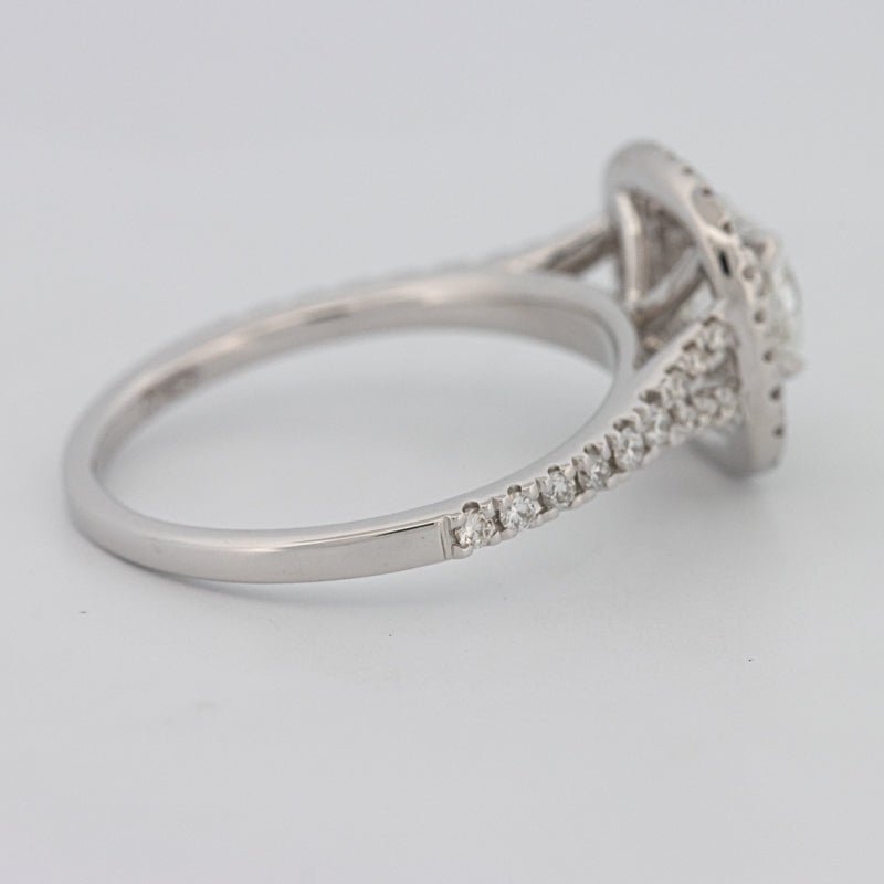 "Bella" Halo Solitaire (medium) - ZIZOV DIAMONDS