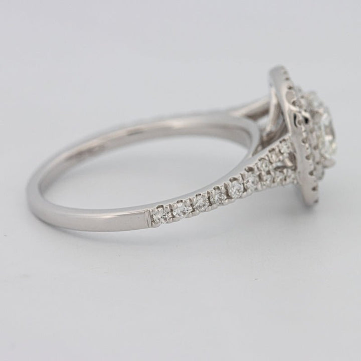 "Bella" Halo Solitaire (medium) - ZIZOV DIAMONDS