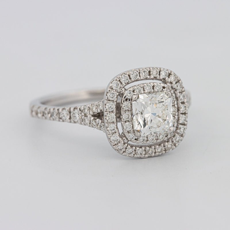 "Bella" Halo Solitaire (medium) - ZIZOV DIAMONDS