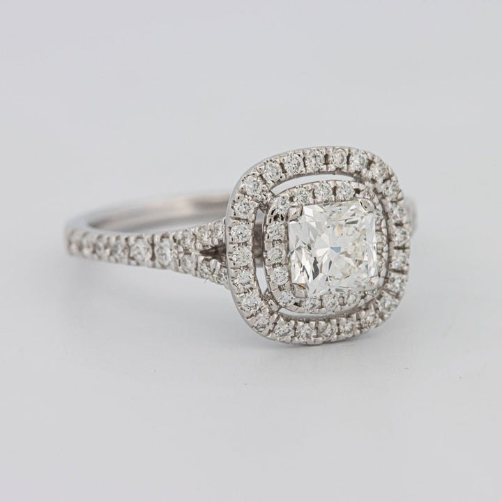"Bella" Halo Solitaire (medium) - ZIZOV DIAMONDS