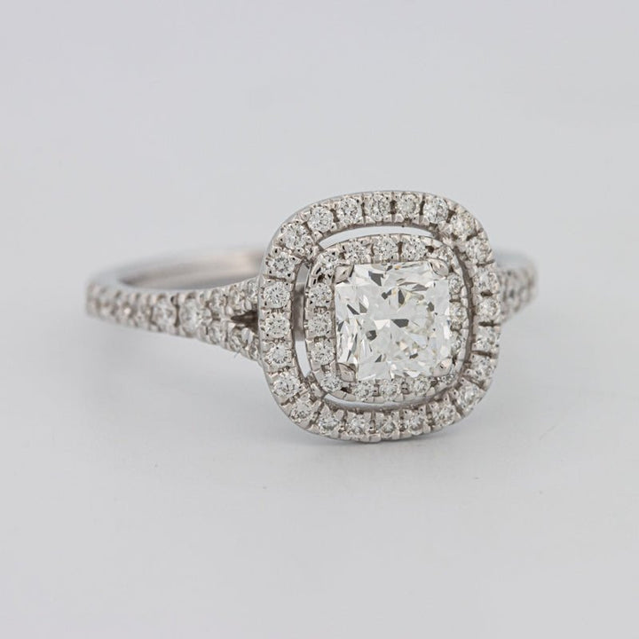 "Bella" Halo Solitaire (medium) - ZIZOV DIAMONDS