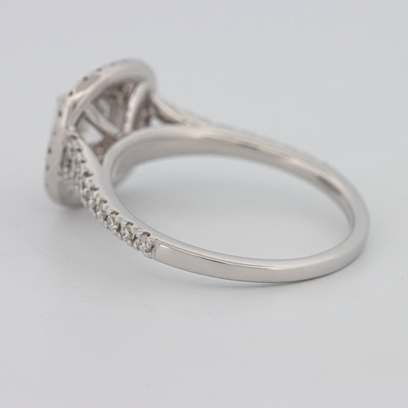 "Bella" Halo Solitaire (medium) - ZIZOV DIAMONDS