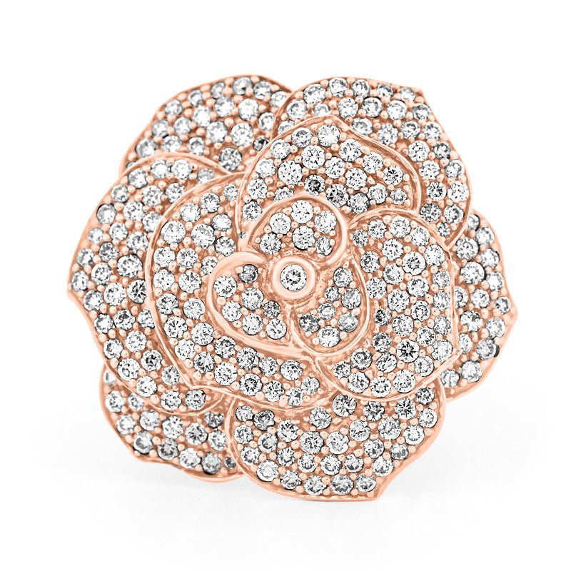 "Camilia" Flower Ring - ZIZOV DIAMONDS