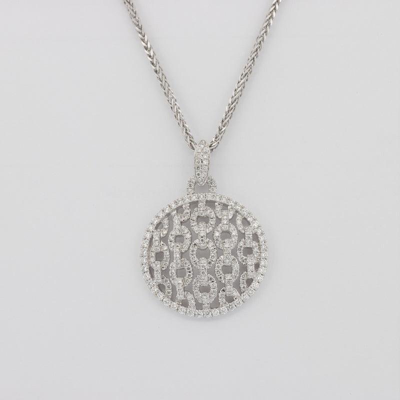 Chain Diamond Pendant - ZIZOV DIAMONDS
