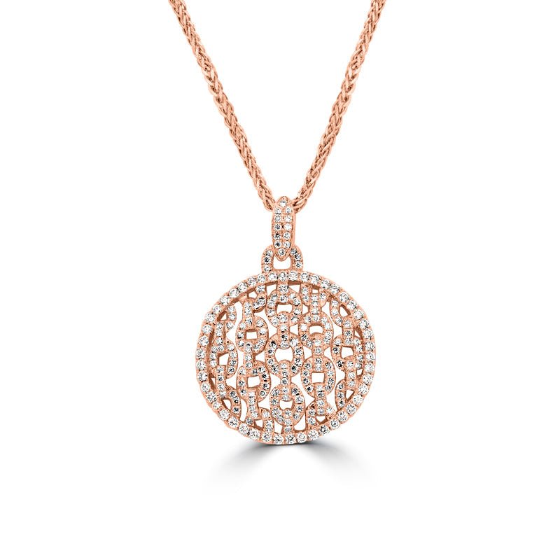 Chain Diamond Pendant - ZIZOV DIAMONDS
