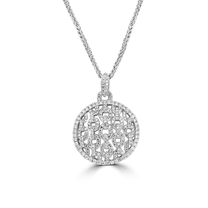 Chain Diamond Pendant - ZIZOV DIAMONDS