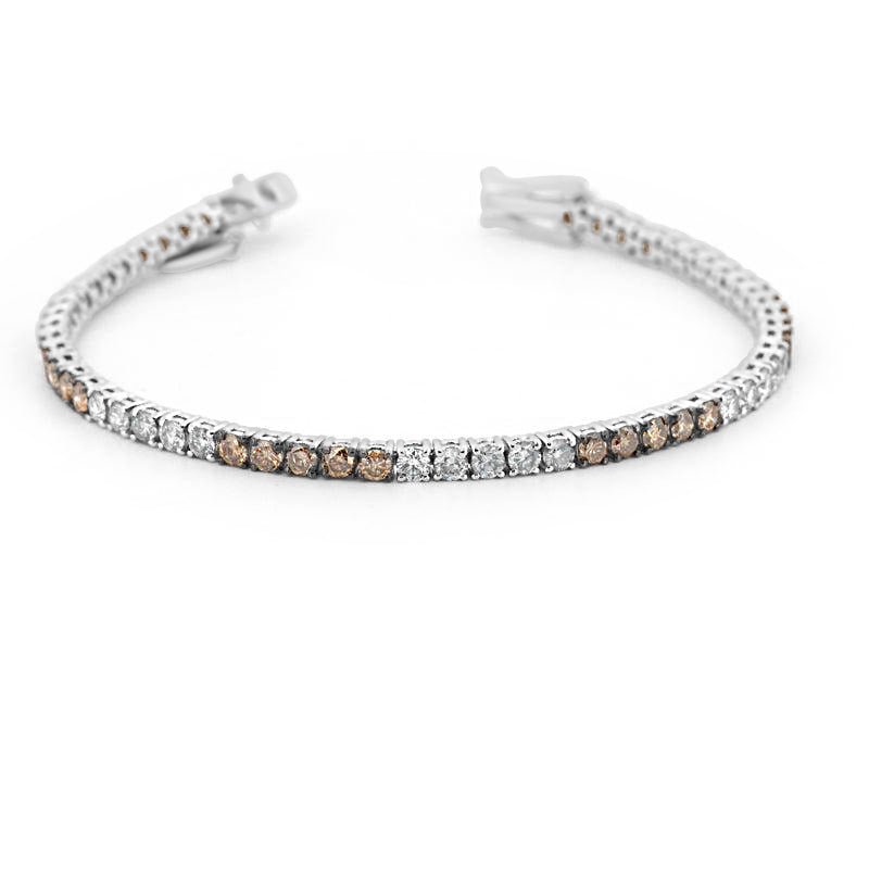 BRIESTA Champagne Diamond シャンパンダイアモンド Champagne/Diamond Tennis Bracelet exclusive at ZIZOV DIAMONDS