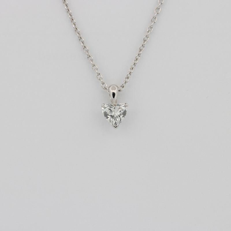 Classic Heart - shape Solitaire Pendant - ZIZOV DIAMONDS