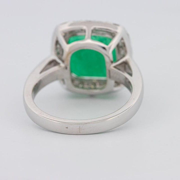 Colombian Green Emerald Ring - ZIZOV DIAMONDS