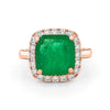 Colombian Green Emerald Ring - ZIZOV DIAMONDS