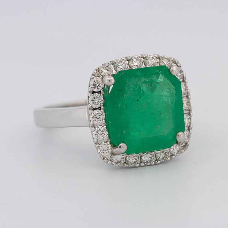 Colombian Green Emerald Ring - ZIZOV DIAMONDS