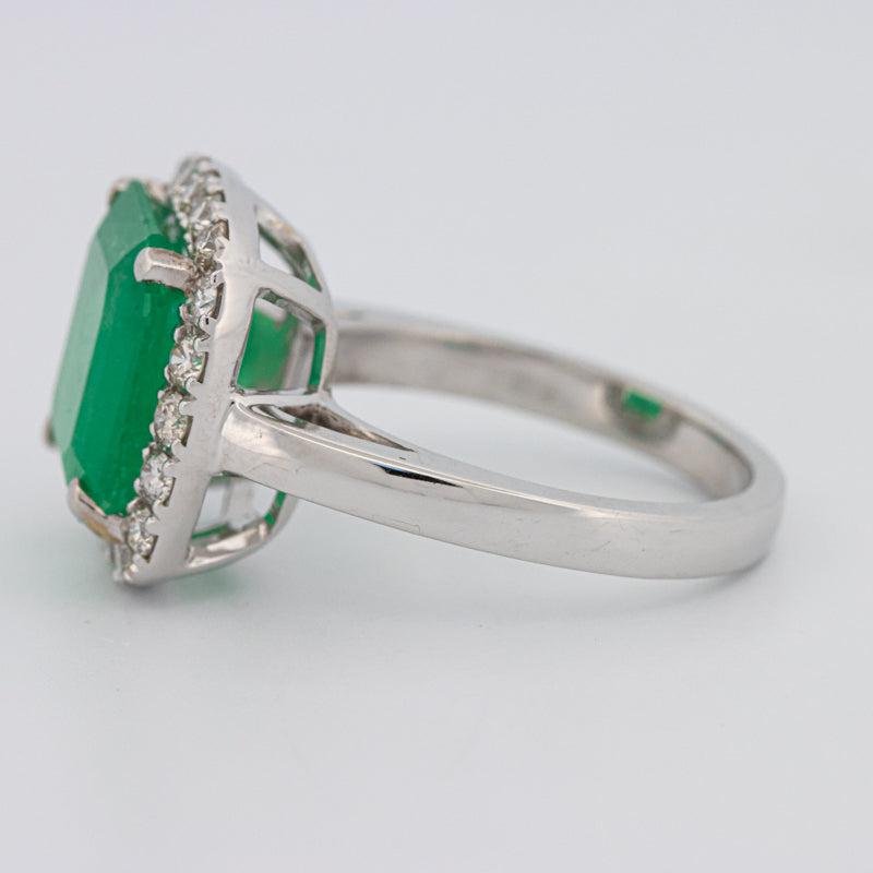 Colombian Green Emerald Ring - ZIZOV DIAMONDS