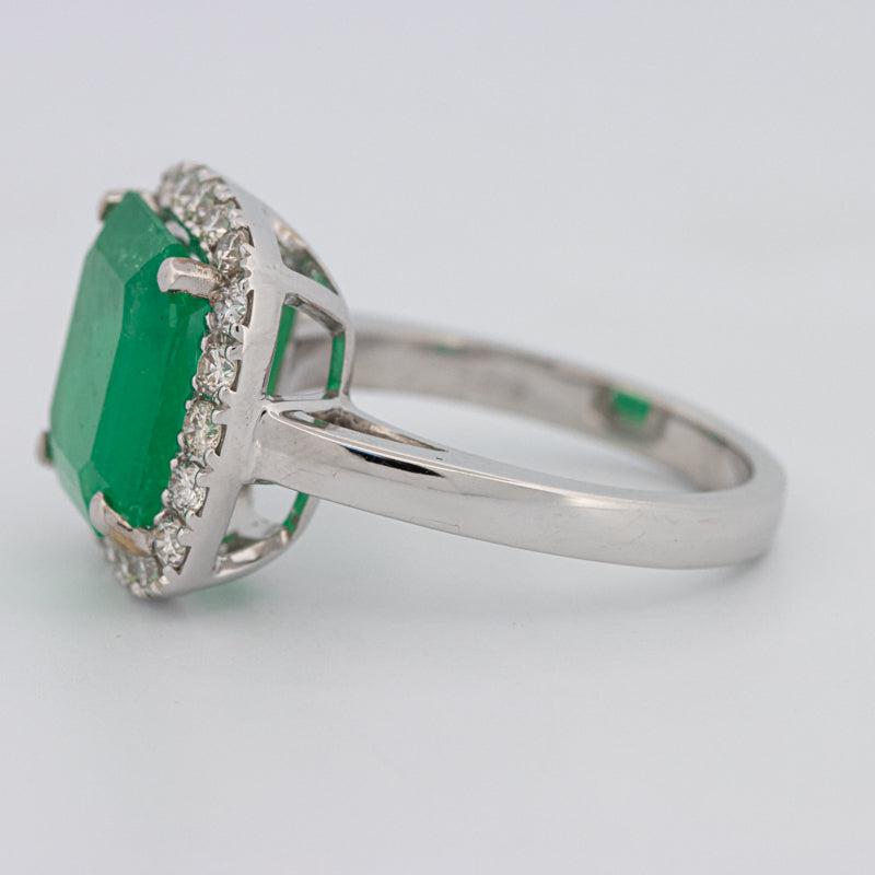Colombian Green Emerald Ring - ZIZOV DIAMONDS