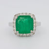 Colombian Green Emerald Ring - ZIZOV DIAMONDS