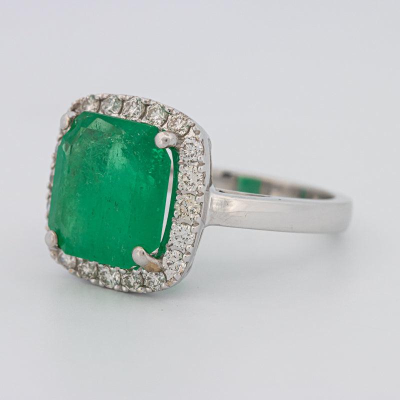 Colombian Green Emerald Ring - ZIZOV DIAMONDS