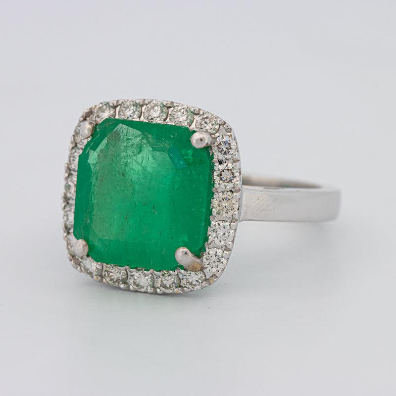 Colombian Green Emerald Ring - ZIZOV DIAMONDS