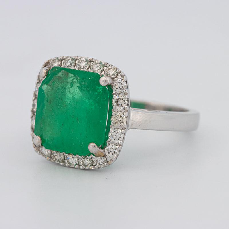 Colombian Green Emerald Ring - ZIZOV DIAMONDS