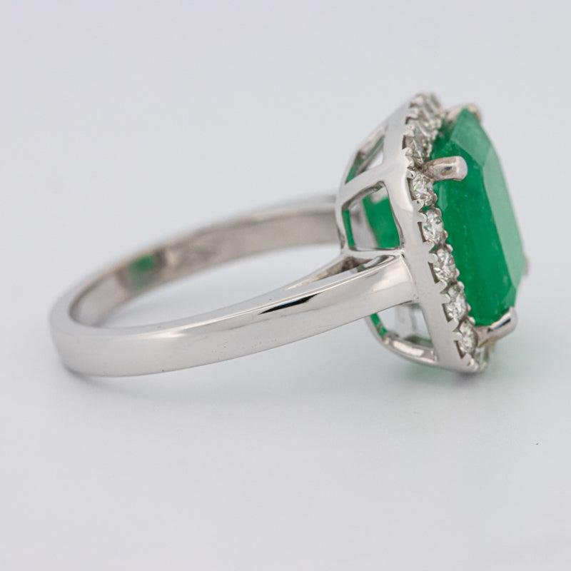 Colombian Green Emerald Ring - ZIZOV DIAMONDS