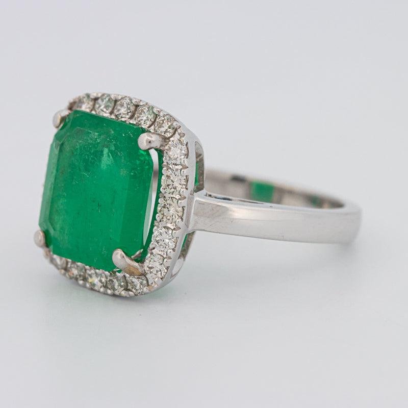 Colombian Green Emerald Ring - ZIZOV DIAMONDS