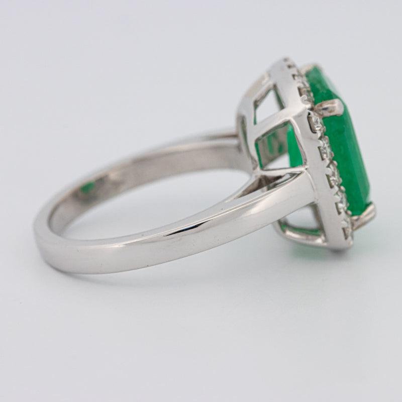 Colombian Green Emerald Ring - ZIZOV DIAMONDS