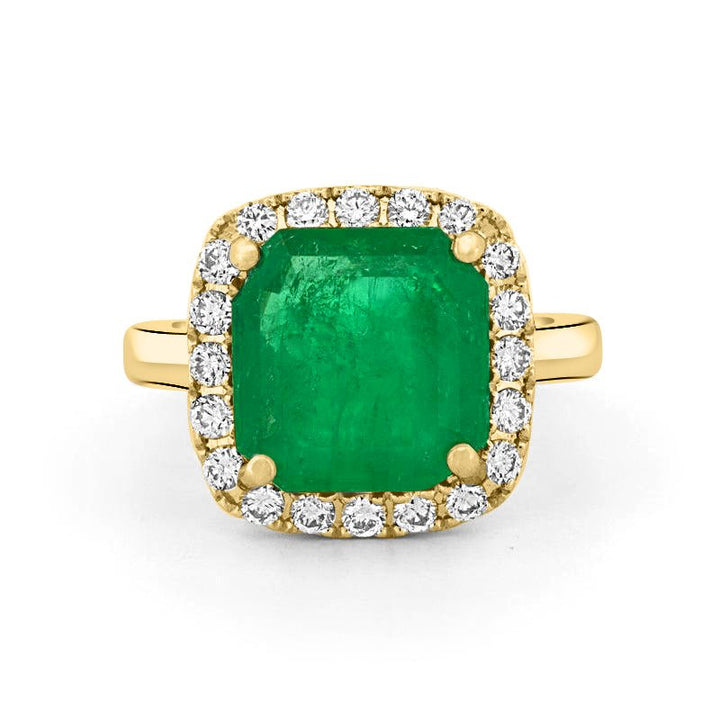 Colombian Green Emerald Ring - ZIZOV DIAMONDS