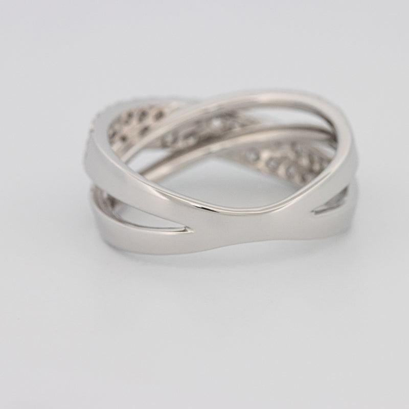 Crossover diamond ring - ZIZOV DIAMONDS