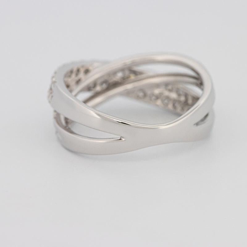 Crossover diamond ring - ZIZOV DIAMONDS