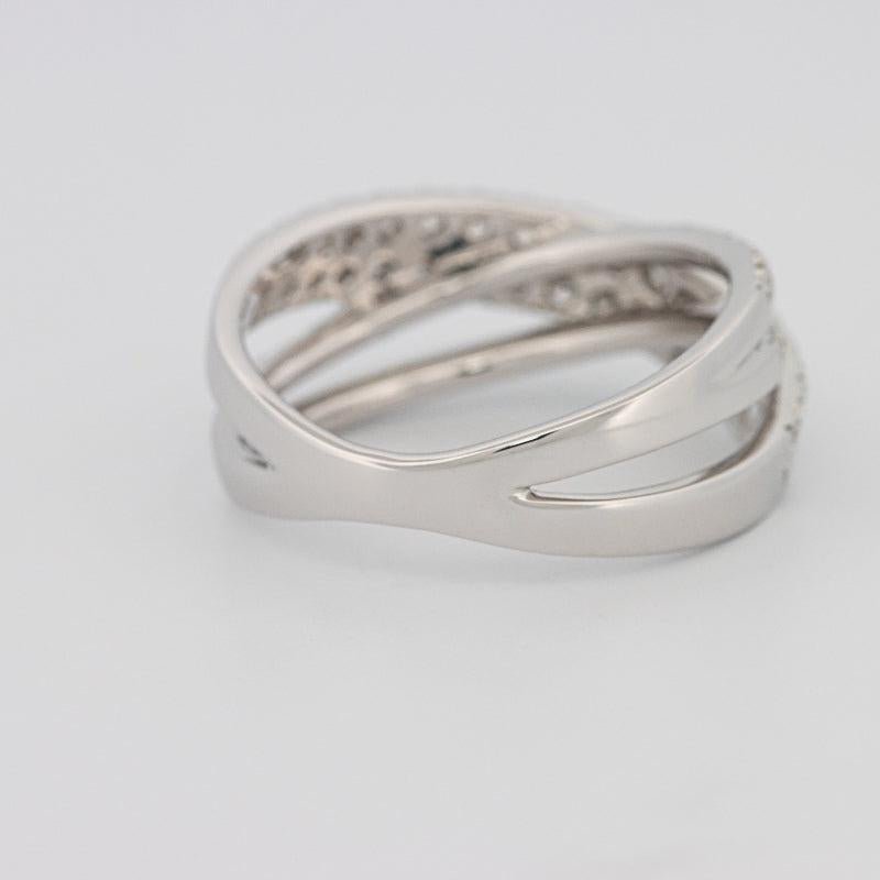 Crossover diamond ring - ZIZOV DIAMONDS